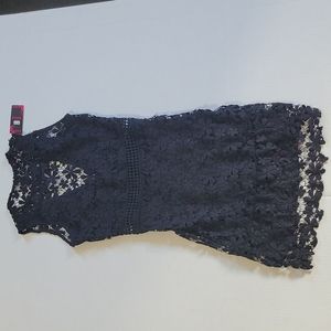 Black Ambition Floral Lace Cocktail Dress - Elegant and Alluring, Brand New!